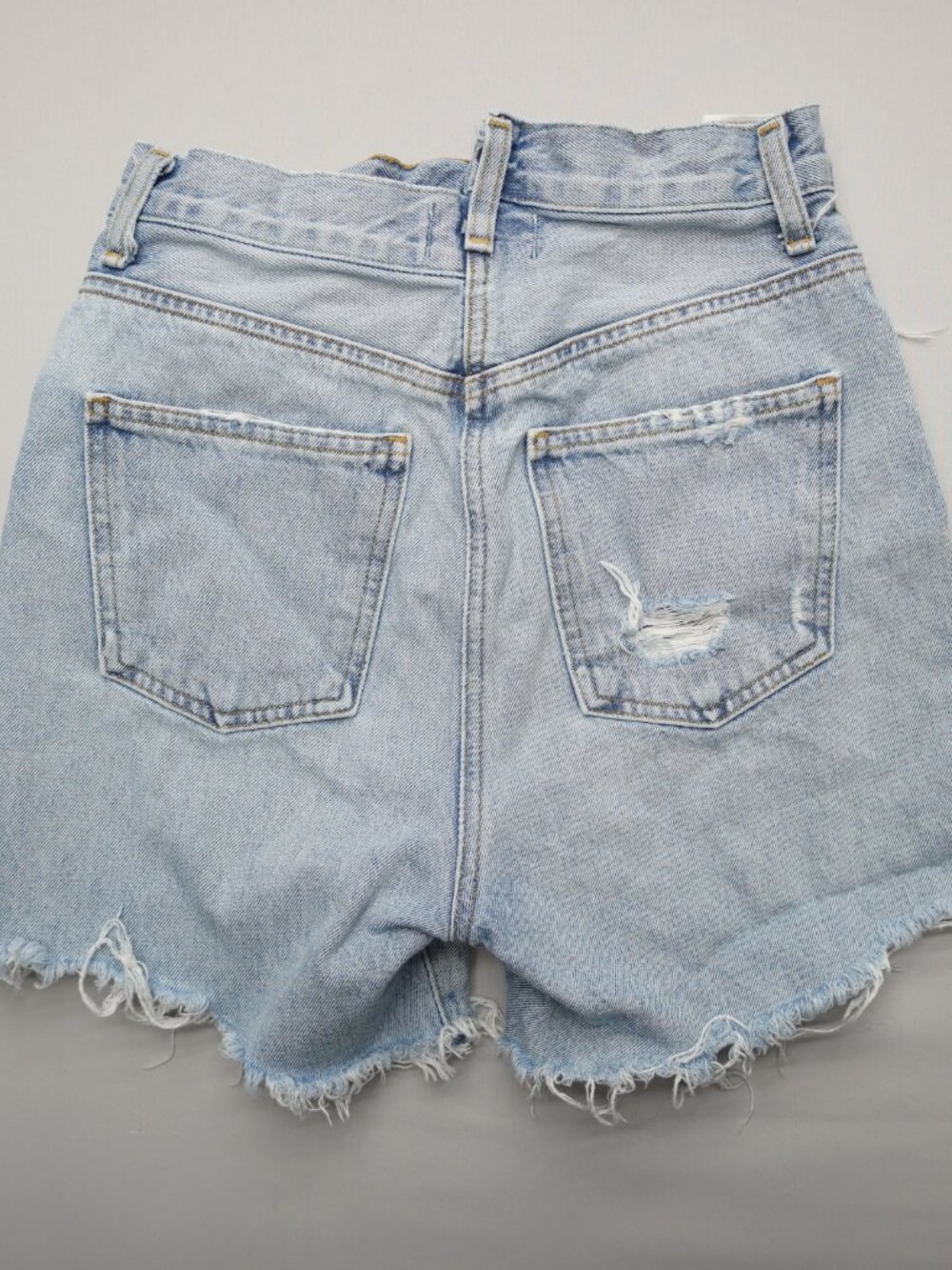 AGOLDE Criss Cross Jean Shorts in Symbol Size 23 - Picture 6 of 12